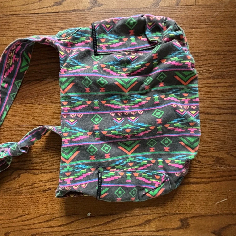 Mossimo Supply Co. Multicolor Geometric Shoulder Bag